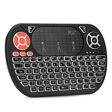 Rii K12BT Ultra Slim Portable Mini Wireless Bluetooth Keyboard with Large Size