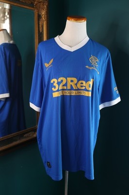 Glasgow Rangers 2021 2022 Home Football Shirt Soccer Jersey Castore Men XXXL