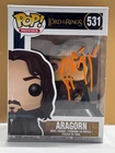 SIGNED Funko Pop ! LORD OF THE RINGS - ARAGORN #531 -  COA AUTHENTICATED