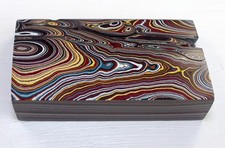 Finished Piece of Fordite - Corvette Fordite - 66.01mm x 35mm x 12.5mm (3189)
