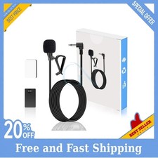 Car Stereo Microphone 3.5mm Universal External HandsFree Mic Compatible with