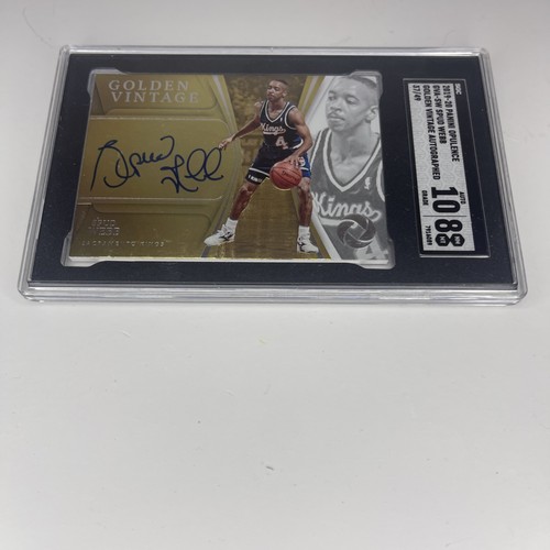 2019-20 Panini Opulence Spud Webb Golden Vintage Auto /49 BGS 8 NM-MT 10 Auto - Picture 2 of 4