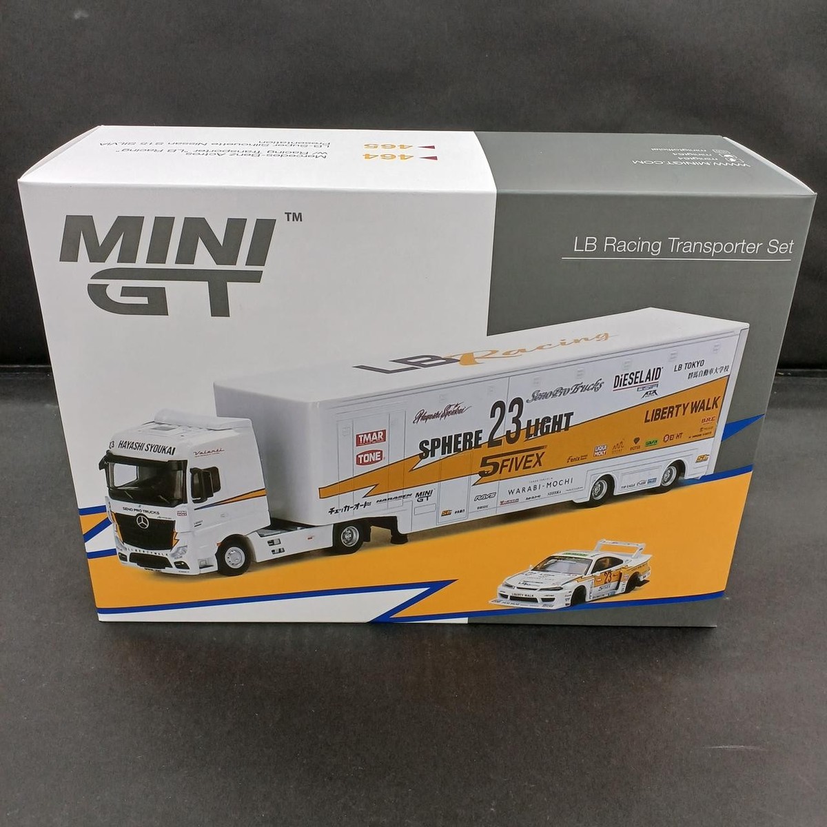 ミニカー MiNiGT LBRacing Transporter Set 1/64 MiniGT LB Racing Transport set Super Silhouette Nissan
