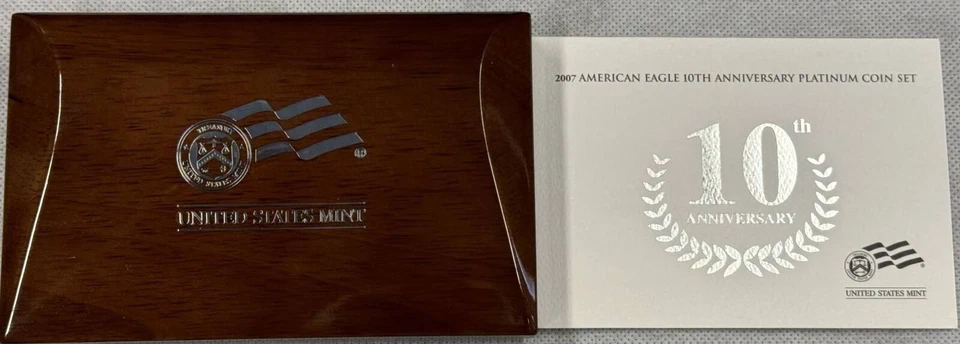 2007 W $50 American Platinum Eagle 10th Anniversary Set NGC PF69 w/ Box & COA - Image 3 of 3