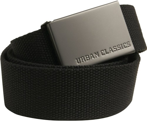 URBAN CLASSICS CANVAS BELT Basic Gürtel Stoffgürtel Blank Unisex Metall Schnalle - Picture 2 of 40