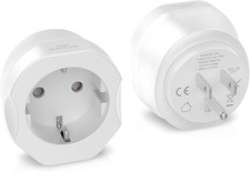 1 Pack European to US Plug Adapter, EU to US Adapter, Europe to USA Travel Co