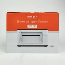 MUNBYN 941B Wireless Thermal 4x6 Shipping Label Printer | Pink (New Sealed)
