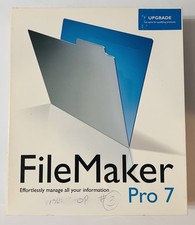 FileMaker Pro 7 Upgrade Retail Box Set 2004, Multilingual CD Docs, Complete