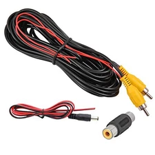Backup Camera Video Cable RCA Extension with Detection Wire