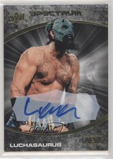 2021 Upper Deck AEW Spectrum Dark Auto 21/25 Luchasaurus #56 Auto bo4