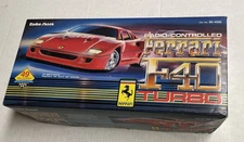 Radio Shack Radio Controlled Ferrari F-40 Turbo Red Tested Working  80’s *READ
