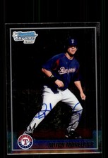 Signed Baseball Card Auto Mitch Moreland 2010 Bowman #BCP37 Rangers