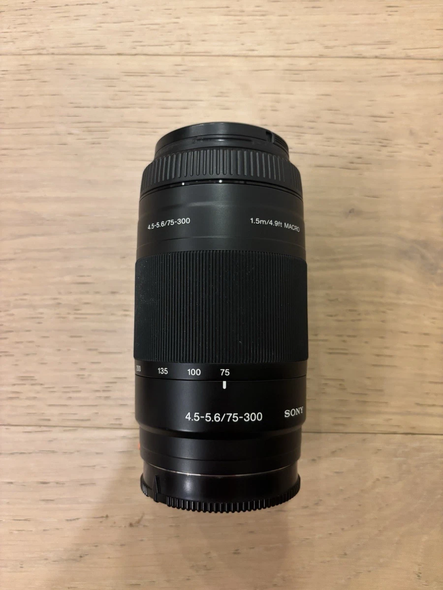 Sony 75-300mm f/4.5-5.6 Camera Lenses for sale - eBay