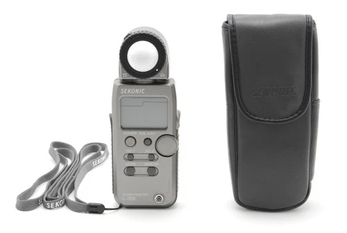 [MINT w/ Case] Sekonic L-358 Flash Master Digital Light Meter From JAPAN