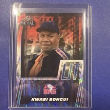 2024 Leaf Metal BMS Blue Mountain State Proof #1/1 Kwasi Songui