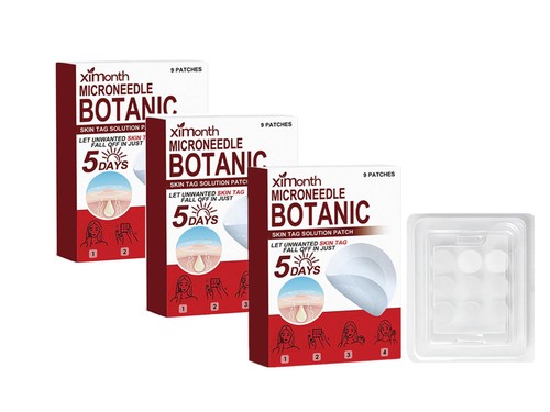 1-5Packs*9 Microneedle Botanic Skin Tag Removal Patch Skin-friendly\ - Picture 10 of 12