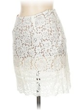 Aqua Women White Formal Skirt S