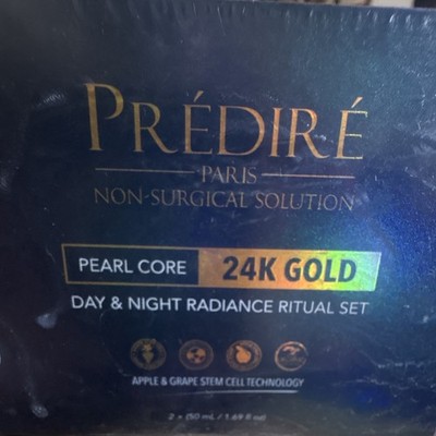 Predire Paris Pearl Core 24K Gold Day & Night Radiance Set Collagen HA