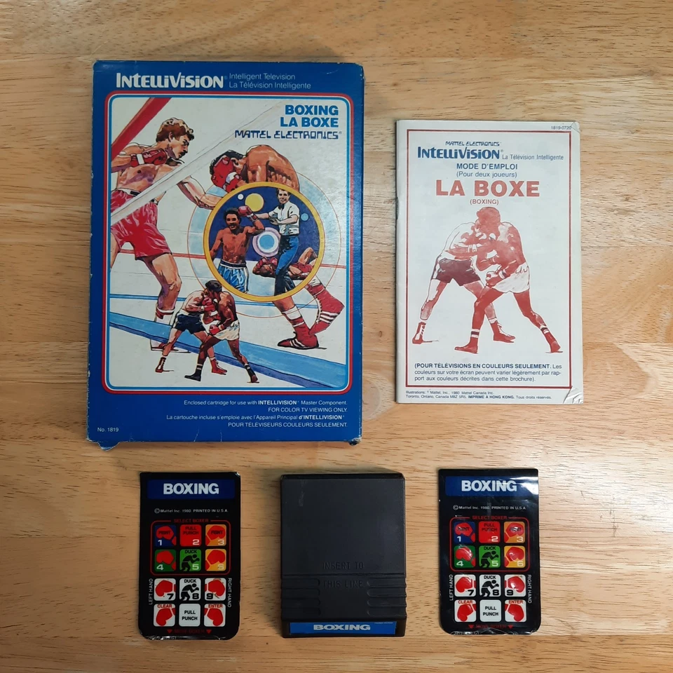Vintage 80s Mattel Electronics Intellivision Boxing Game 1980 Complete In Box - Image 4 of 4