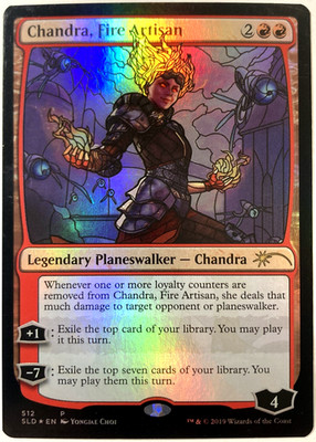 MTG Chandra, Fire Artisan (Foil) Secret Lair Drop 512 NM