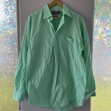 Vineyard Vines Men's Green Gingham Check Button-Down Shirt ESTIMATED SIZE 2XL