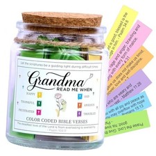 Bible Verse Jar for Grandma   92 Scriptures of Love, Faith  Bible For Grandma