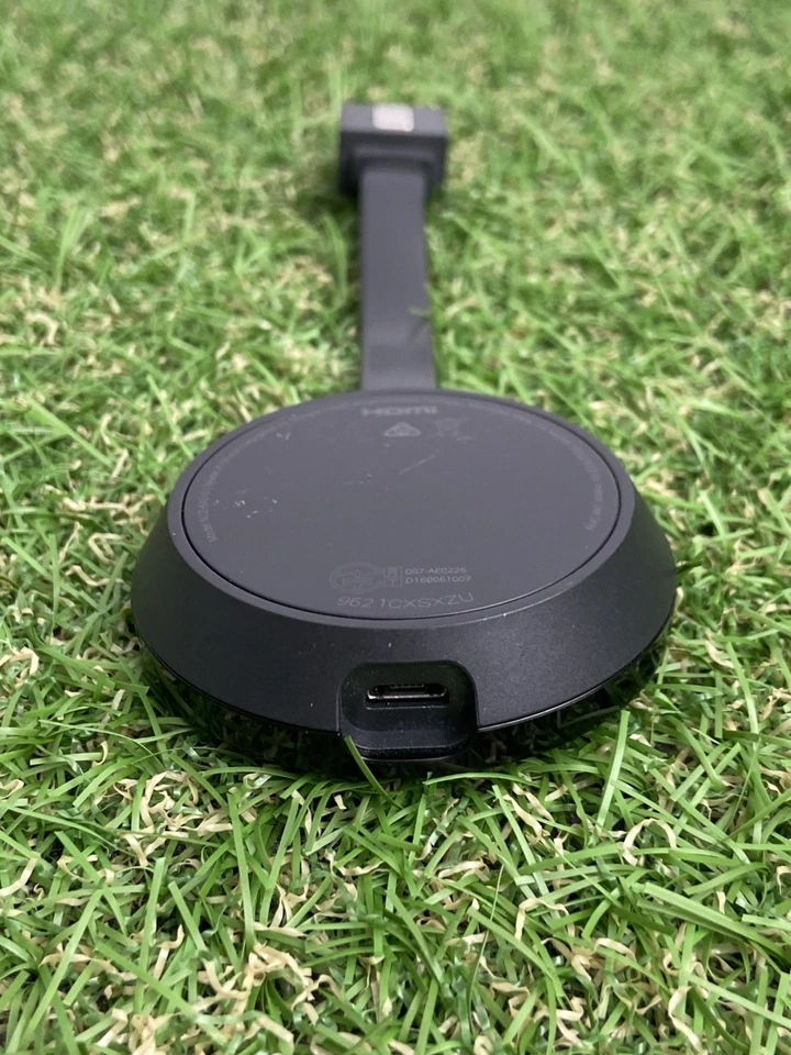 Google Chromecast Ultra 4K WiFi 3rd Gen NC2-6A5-D Black Dongle (A71) - Image 3 of 4