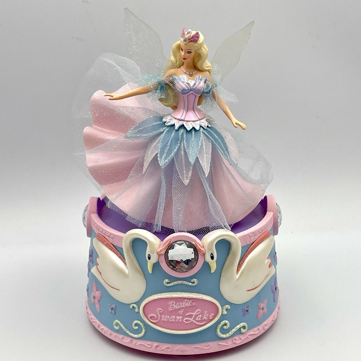 Caja De Música Kaloo Tendresse Emma – Melodía Del Lago De Los Cisnes, Personalizable Con Bailarina Y Espejo, Regalo Para Bebés Desde 0 Meses