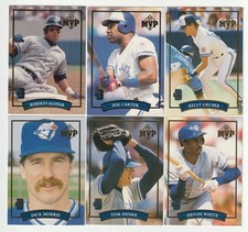 1992 Donruss McDonalds MVP Baseball Set + Blue Jays Gold + C/L Complete set 33