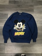 Vtg Mickey Mouse Crewneck Made In Usa Sz XL