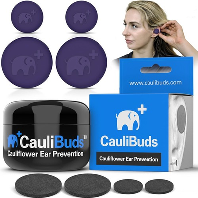 #ad CauliBuds™ Cauliflower Ear Magnet Premium Silicone Magnets Purple $59.98