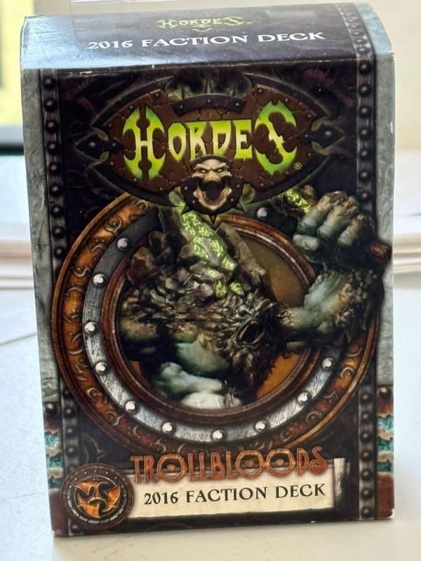 PRIVATEER PRESS Hordes Trollbloods 2016 Faction Deck PIP91110 NEW IN BOX SEALED