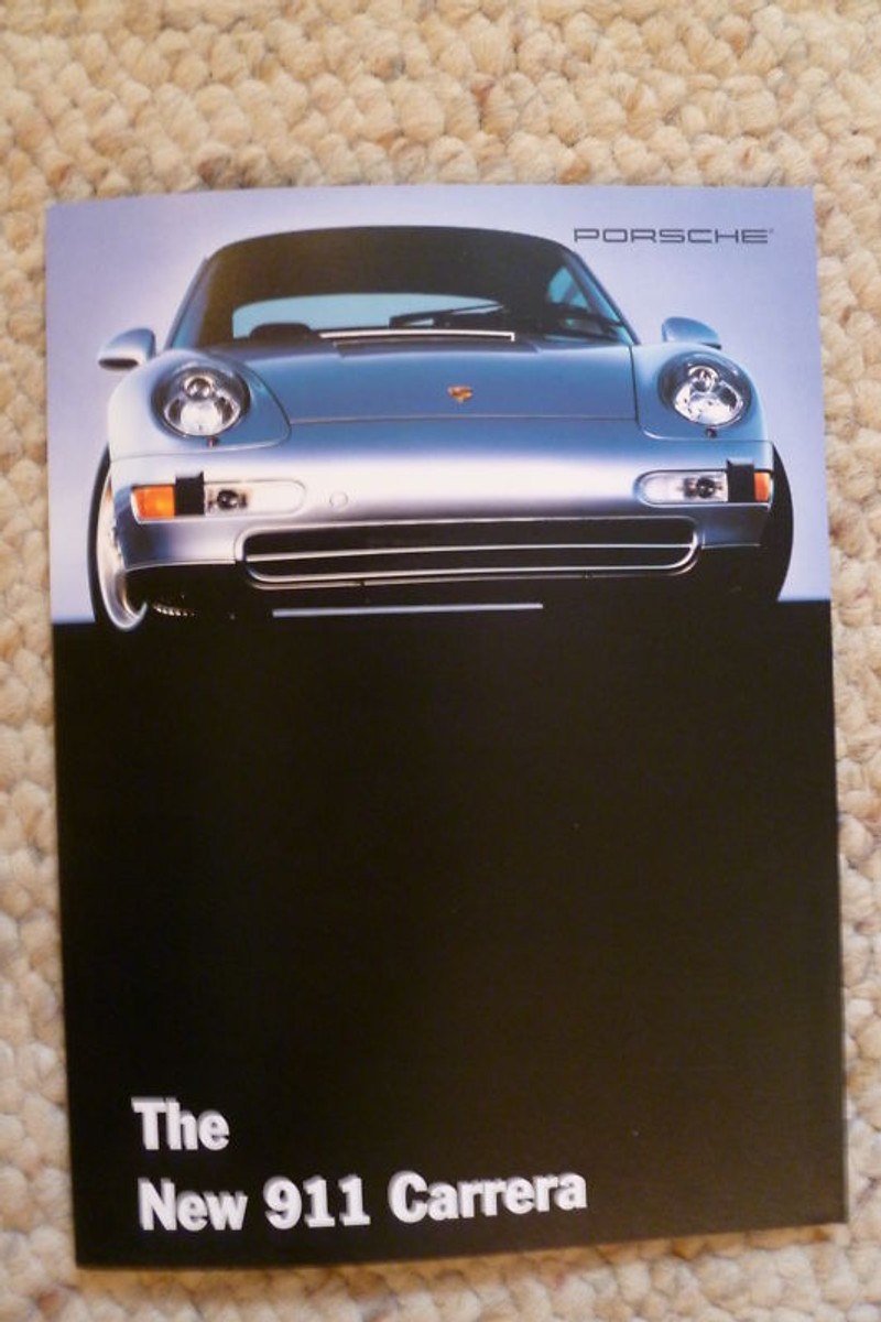 1994 Porsche 911 Carrera 4 Folder / Brochure English RARE