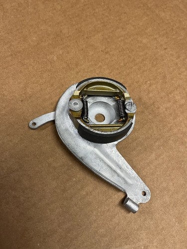 Schwinn Phantom Autocycle Whizzer Bicycle Drum Brake Plate Porkchop & Brakeshoes - Picture 3 of 7