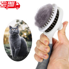 Pets Comb Cat  Dog Brush Self Cleaning Grooming Brush for Shedding and Grooming