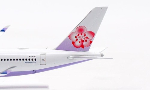 JC Wings CHINA AIRLINES FOR AIRBUS A350-900 B-18912 flaps down 1/400 Plane Model - Picture 6 of 12