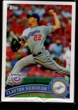CLAYTON KERSHAW  DODGERS  2011 TOPPS OPENING DAY #124