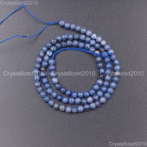 "Cuentas redondas de piedras preciosas Natural Sunset Dumortierite 4 mm 6 mm 8 mm 10 mm 12 mm 14 mm 16" - Imagen 8 de 12