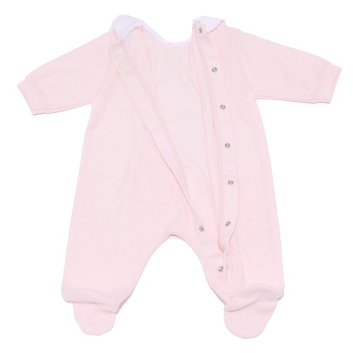 5233AA tutina bimba GIRL COMME SI COMME CA cotton romper - Picture 3 of 4