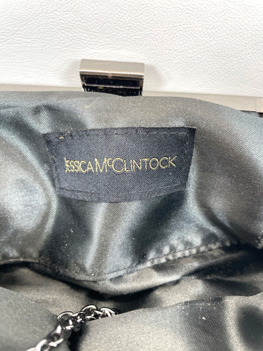 Abendtasche Jessica McClintock schwarz Perlenstil - Bild 6 von 6