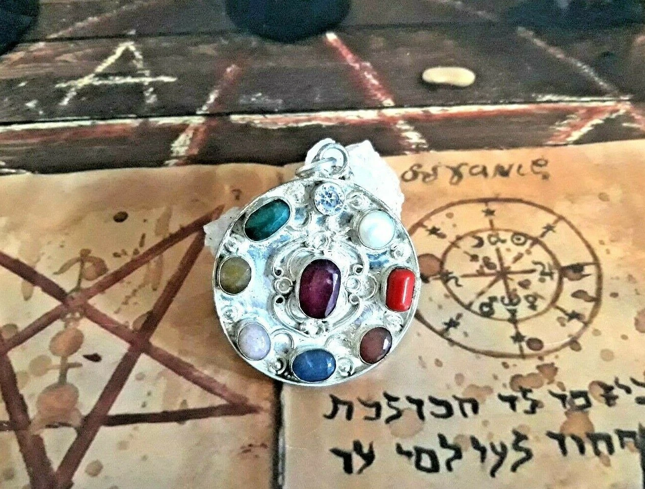 Pendentif vortex orgone richesse loterie protection contre la chance tachyon POUVOIRS SUPRÊMES