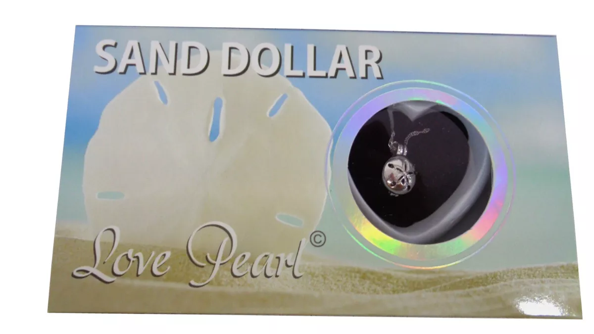 Sand Dollar Pearl Necklace Wish Love Pearl Kit Gift Box