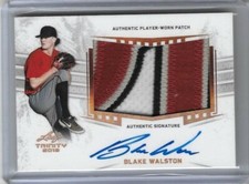 2019 Leaf Trinity BLAKE WALSTON 3 Color Patch Bronze Foil Auto RC Diamondbacks 