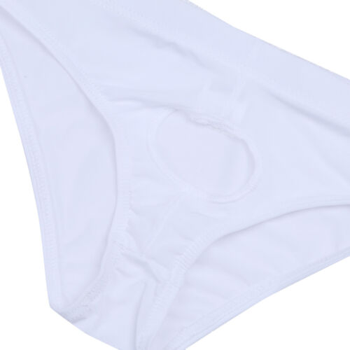 Bikini de natación YiZYiF para hombre Suave Seda Frontal Agujero para Pene Ropa Interior - Imagen 8 de 42