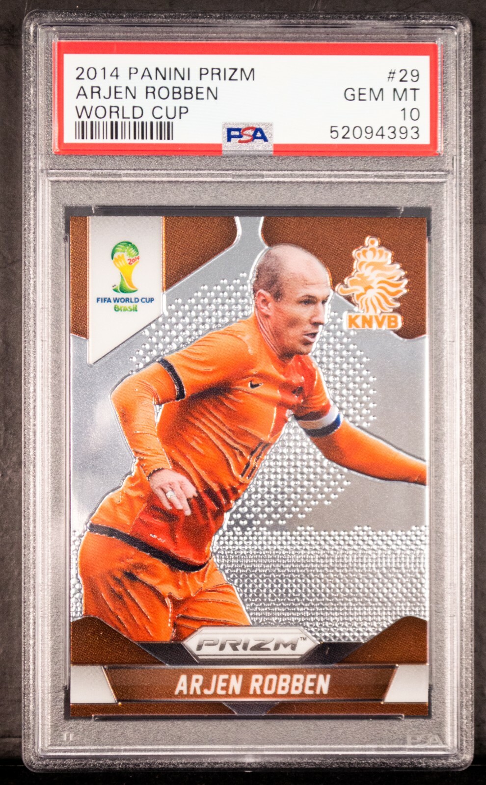 2014 Panini Prizm World Cup Arjen Robben #29 PSA 10 Netherlands FC Bayern