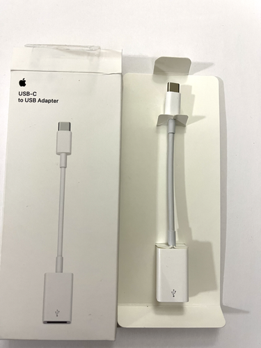 genuine Apple - USB-C-to-USB Adapter - White MJ1M2AM/A - Picture 6 of 6