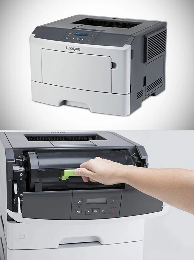 LEXMARK MS312DN NETWORK DUPLEX FAST 35PPM DESKTOP A4 MONO LASER PRINTER 35S4488 - Image 4 of 4