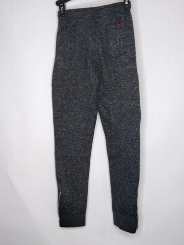 Mecca Girls 18 Color Grey Cuffed Zip Ankles Zipped Pockets Elastic Waist Pants - Picture 2 of 6