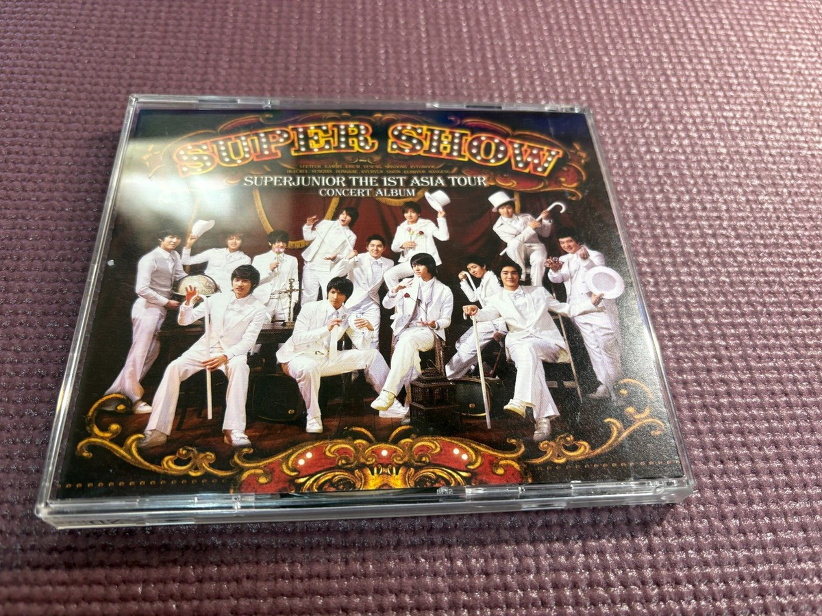 Super Junior the 1st Asia Tour Concert Album Super Show CD Set | eBay