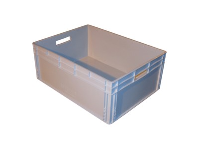 Produktbild von AUER Stapelkiste EG 64 / 27 – 400x600x270 Mm, Silbergrau, Neu – Für Lager & Werkstatt